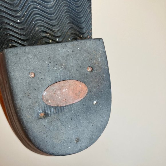 Polished Leather and Handwoven textile Ankle Boot - Picture 13 of 15